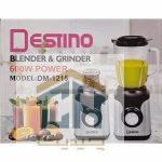 آسیاب مخلوط کن دستینو با پارچ شیشه ‌ای و بدنه استیل مناسب اسموتی و آسیاب قهوه (1)