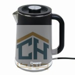 چای ساز روهمی دستینو مشکی با پنل لمسی و قوری شیشه ‌ای (2)