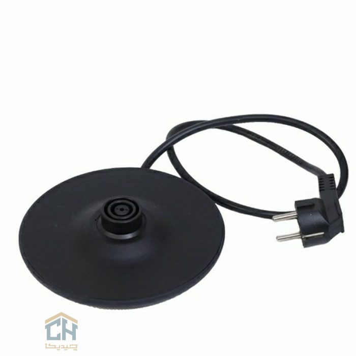 چای ساز روهمی دستینو مشکی با پنل لمسی و قوری شیشه ‌ای (4)