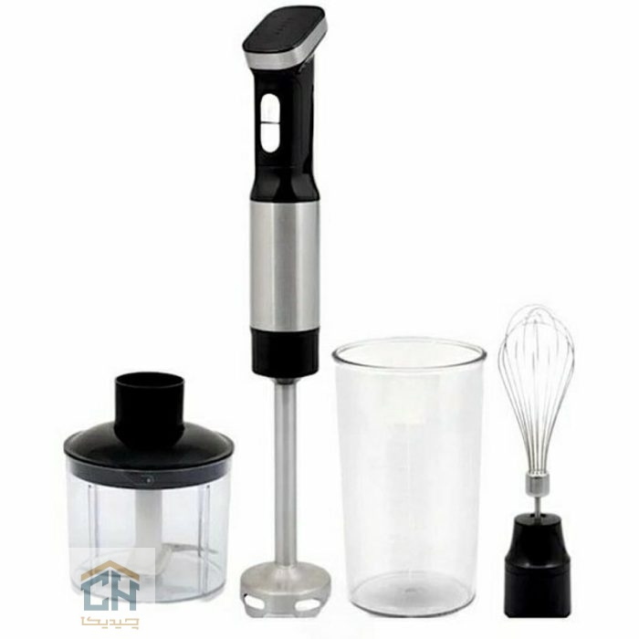 گوشت کوب برقی سه کاره دستینو شامل همزن و خرد کن و لیوان مدرج (5)