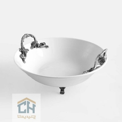 کاسه سالاد خوری دسته پیوتر با طراحی شیک برای سرو سالاد فصل (2)