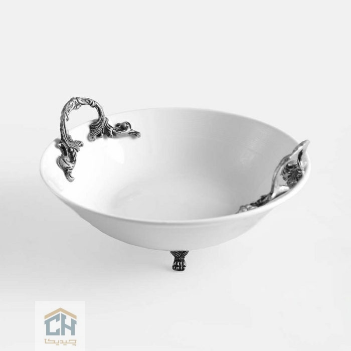 کاسه سالاد خوری دسته پیوتر با طراحی شیک برای سرو سالاد فصل (2)