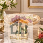 میوه خوری طرح الیسا با چیدمان میوه روی میز پذیرایی