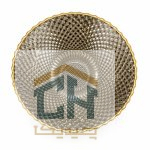 نمای بالا از پیاله بلور طرح پیکسل مدل 5290