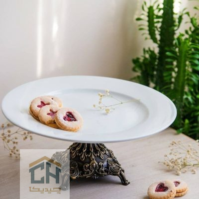 دیس چینی گرد پایه دار مدل 164