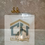 شکلات خوری بلور پایه فلزی طرح سولو مدل 314