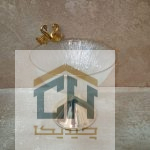 شکلات خوری بلور پایه فلزی طرح سولو مدل 314 - تصویر 2