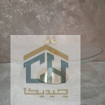 شیرینی خوری بلور پایه دار با لبه طلایی و مجسمه جفت قو (1)