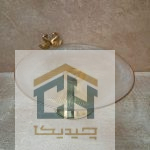 شیرینی خوری بلور متوسط پایه فلزی طرح سولو مدل 312 - تصویر 2