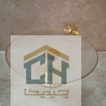 ظرف شیرینی خوری پایه دار با پایه طلایی و مجسمه قو (2)