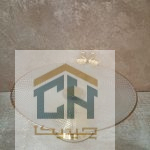 ظرف شیرینی خوری پایه دار با پایه طلایی و مجسمه قو (3)