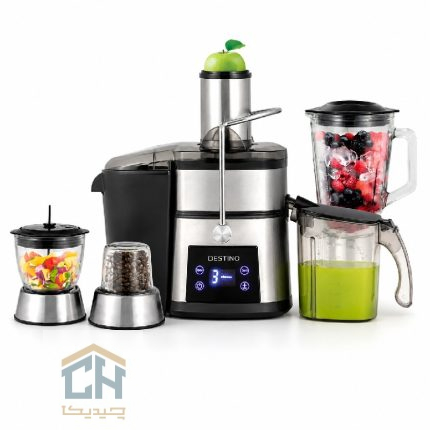 آبمیوه گیری 4 کاره دستینو استیل با پنل لمسی و قابلیت مخلوط کن و آسیاب (2)