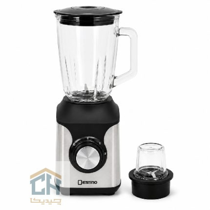 آسیاب مخلوط کن دستینو با پارچ شیشه ‌ای و بدنه استیل مناسب اسموتی و آسیاب قهوه (1)