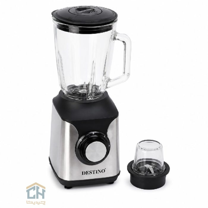آسیاب مخلوط کن دستینو با پارچ شیشه ‌ای و بدنه استیل مناسب اسموتی و آسیاب قهوه (2)