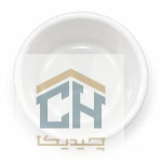 نمای بالا از پیاله گرد سفید مدل 4445