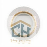 جزئیات لبه طلایی گلدان دکوراتیو مدرن مدل 4-216